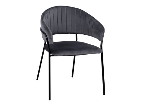 ΠΟΛΥΘΡΟΝΑΚΙ THEODORE HM8520.01 ΑΠΟ ΒΕΛΟΥΔΟ ΓΚΡΙ ΜΕ ΜΕΤΑΛΛΙΚΟ ΣΚΕΛΕΤΟ 55x50x82Υ εκ.