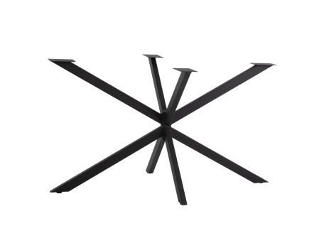 ΒΑΣΗ ΤΡΑΠΕΖΙΟΥ ΜΑΥΡΗ ΜΕΤΑΛΛΙΚΗ ΔΙΠΛΗ ΧΙΑΣΤΙ HM5917 130x72x71,5Υεκ.