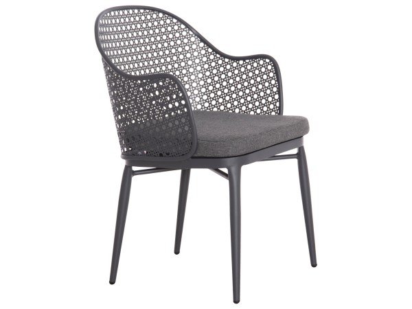 ΠΟΛΥΘΡΟΝΑ ΑΛΟΥΜΙΝΙΟΥ OREGO HM6268.01 ΣΚΕΛΕΤΟΣ & ΜΑΞΙΛΑΡΙ ΣΚΟΥΡΟ ΓΚΡΙ 56x59x81Υεκ.