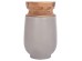 ΔΙΑΚΟΣΜΗΤΙΚΟ ΒΑΖΟ ΔΑΠΕΔΟΥ LINTER HM4662.03S FIBER CEMENT ΓΚΡΙ--ΞΥΛΟ ΤΕΑΚ Φ34x60Υεκ.