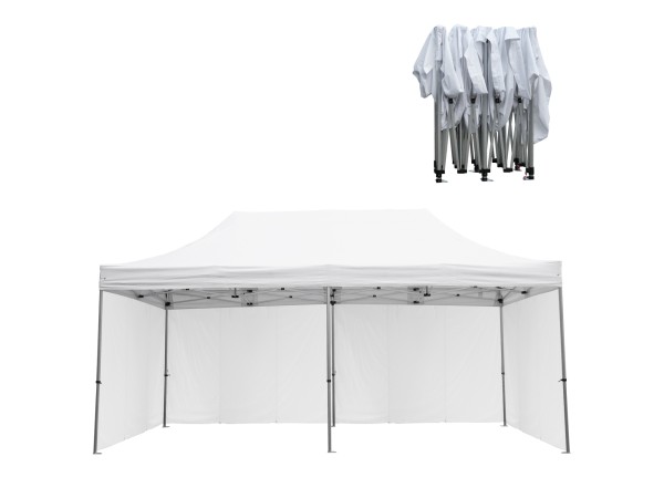 GAZEBO ΕΠΑΓΓΕΛΜΑΤΙΚΟ ΒΑΡΕΩΣ ΤΥΠΟΥ CRESSEN HM21099.01 ΠΤΥΣΣΟΜΕΝΟ ΑΛΟΥΜΙΝΙΟΥ 3x6x3,4Yμ