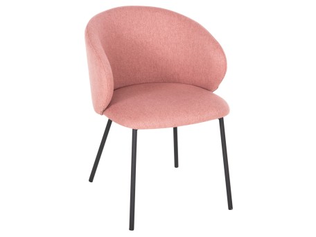 ΚΑΡΕΚΛΑ ISIAH HM9615.02 ΣΑΠΙΟ ΜΗΛΟ ΥΦΑΣΜΑ-ΜΑΥΡΑ ΜΕΤΑΛΛΙΚΑ ΠΟΔΙΑ 56x56x76Υ εκ.