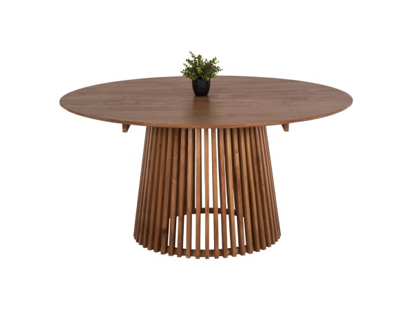 ΤΡΑΠΕΖΙ ΤΡΑΠΕΖΑΡΙΑΣ FRANTZ HM9457.11 ΜΑΣΙΦ MINDI ΞΥΛΟ ΣΕ ΦΥΣΙΚΟ Φ150x75Υεκ.