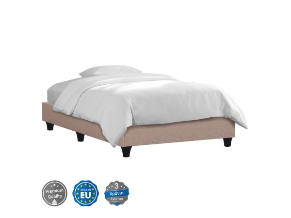 ΚΡΕΒΑΤΙ-ΥΠΟΣΤΡΩΜΑ SIGGY HM722.30 ΧΩΡΙΣ ΑΠΟΘ.ΧΩΡΟ--ΜΠΕΖ ΥΦΑΣΜΑ--ΓΙΑ 90Χ200εκ.