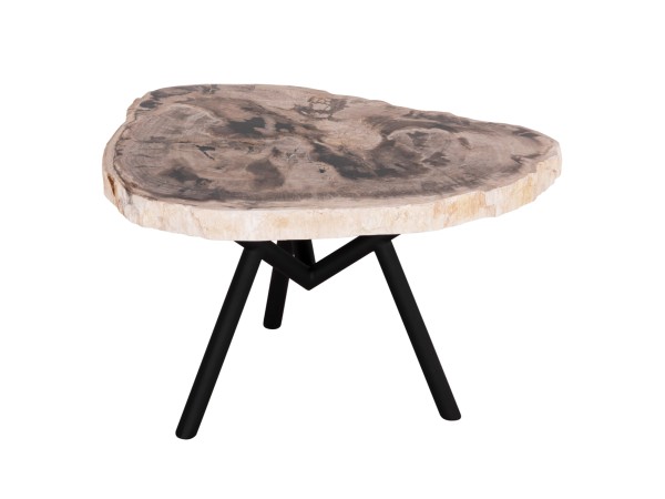 ΒΟΗΘΗΤΙΚΟ ΤΡΑΠΕΖΙ SAMAN HM9931 TOP ΠΕΤΡΑΣ ΜΕ ΟΨΗ ΑΠΟΛΙΘΩΜΕΝΟΥ ΞΥΛΟΥ 70x55x40Υεκ