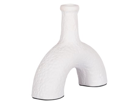 ΔΙΑΚΟΣΜΗΤΙΚΟ ΒΑΖΟ ΣΕΙΡΑ CLAYVON HM4403 ΤΕΡΑΚΟΤΑ ΣΕ ΛΕΥΚΟ 23,5x7,5x21Υεκ.