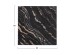 ΕΠΙΦΑΝΕΙΑ ΤΡΑΠΕΖΙΟΥ WERZALIT 80Χ80Χ3.5εκ. BLACK GOLD MARBLE HM5231.15