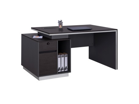 ΓΡΑΦΕΙΟ ΕΠΑΓΓΕΛΜΑΤΙΚΟ ΜΕ ΑΡΙΣΤΕΡΟ ΝΤΟΥΛΑΠΙ ROSEWOOD HM2113L 180X80X76Υ εκ.