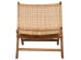 ΚΑΡΕΚΛΑ LOUNGE ΑΝΑΔΙΠΛΟΥΜΕΝΗ ANTIL HM9379.01 ΜΑΣΙΦ ΞΥΛΟ ΤEAK ΦΥΣΙΚΟ 66x77x67Yεκ.