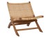 ΚΑΡΕΚΛΑ LOUNGE ΑΝΑΔΙΠΛΟΥΜΕΝΗ ANTIL HM9379.01 ΜΑΣΙΦ ΞΥΛΟ ΤEAK ΦΥΣΙΚΟ 66x77x67Yεκ.
