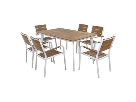 ΣΕΤ ΤΡΑΠΕΖΑΡΙΑΣ 7ΤΜΧ ΣΕ ΛΕΥΚΟ ΧΡΩΜΑ HM5240.01