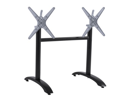 ΒΑΣΗ ΑΛΟΥΜΙΝΙΟΥ ΔΙΣΤΗΛΗ HM468.01 ΜΑΥΡΟ ΜΑΤ 84X60X73Υ εκ.