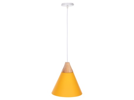 ΦΩΤΙΣΤΙΚΟ ΟΡΟΦΗΣ ΚΡΕΜΑΣΤΟ HM4146 ΚΙΤΡΙΝΟ ΜΕΤΑΛΛΙΚΟ ΚΑΠΕΛΟ Φ25x125Υεκ.