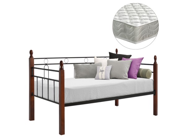 ΚΑΝΑΠΕΣ ΚΡΕΒΑΤΙ ΜΕ ΣΤΡΩΜΑ REVEN HM21329 ΜΕΤΑΛΛΟ & ΞΥΛΟ ΣΕ DIRTY OAK--ΣΤΡΩΜΑ 90Χ190εκ ΚΑΝΑΠΕΣ ΚΡΕΒΑΤΙ ΜΕ ΣΤΡΩΜΑ REVEN HM21329 ΜΕΤΑΛΛΟ & ΞΥΛΟ ΣΕ DIRTY OAK--ΣΤΡΩΜΑ 90Χ190εκ