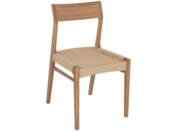 ΚΑΡΕΚΛΑ PONTUS HM9322.11 RUBBERWOOD ΜΕ ΚΑΘΙΣΜΑ ΣΧΟΙΝΙ- ΦΥΣΙΚΟ 47X52X80Υεκ.