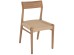ΚΑΡΕΚΛΑ PONTUS HM9322.11 RUBBERWOOD ΜΕ ΚΑΘΙΣΜΑ ΣΧΟΙΝΙ- ΦΥΣΙΚΟ 47X52X80Υεκ.