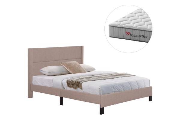 ΚΡΕΒΑΤΙ ΔΙΠΛΟ & ΣΤΡΩΜΑ TRILLOP HM10763.03 ΜΠΕΖ ΥΦΑΣΜΑ--ΓΙΑ 160x200εκ ΚΡΕΒΑΤΙ ΔΙΠΛΟ & ΣΤΡΩΜΑ TRILLOP HM10763.03 ΜΠΕΖ ΥΦΑΣΜΑ--ΓΙΑ 160x200εκ
