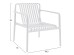 ΠΟΛΥΘΡΟΝΑ LOUNGE ΕΞΩΤ.ΧΩΡΟΥ MALEN HM6626.01 ΛΕΥΚΟ ΠΟΛΥΠΡΟΠΥΛΕΝΙΟ 66x77x76Υεκ