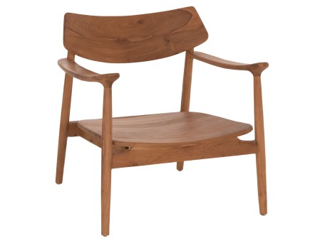 ΠΟΛΥΘΡΟΝΑ LOUNGE RANGER HM18255.01 ΞΥΛΟ TEAK ΣΕ ΦΥΣΙΚΟ 70x73x73Υεκ.