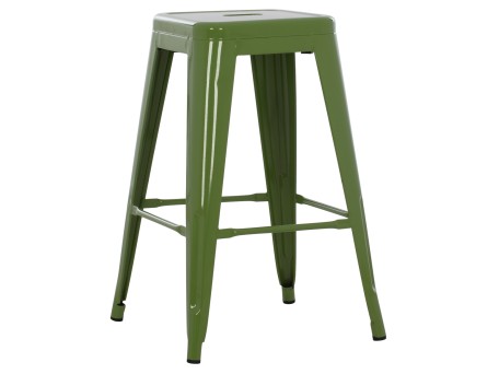 ΣΚΑΜΠΟ ΜΕΣΑΙΟΥ ΥΨΟΥΣ ΜΕΤΑΛΛΙΚΟ MELITA-PRO HM8573.53 ΣΕ LIGHT OLIVE GREEN 43x43x67Υεκ.