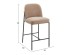 ΣΚΑΜΠΟ ΜΠΑΡ ΜΕΣ.ΥΨΟΥΣ MANIDO HM18427.02 TAUPE ΥΦΑΣΜΑ-ΜΕΤΑΛ.ΜΑΥΡΟΣ ΣΚΕΛΕΤΟΣ 47x54x94Υεκ