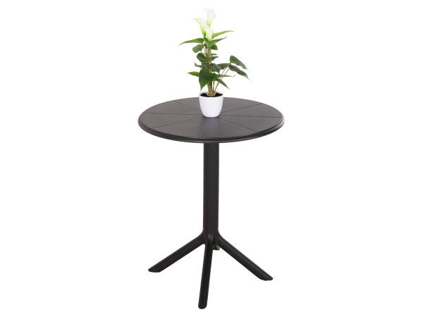 ΤΡΑΠΕΖΙ ΠΟΛΥΠΡΟΠΥΛΕΝΙΟΥ ΣΤΡΟΓΓΥΛΟ TERRIN HM6124.12 ΜΑΥΡΟ Φ60x75Υεκ. ΤΡΑΠΕΖΙ ΠΟΛΥΠΡΟΠΥΛΕΝΙΟΥ ΣΤΡΟΓΓΥΛΟ TERRIN HM6124.12 ΜΑΥΡΟ Φ60x75Υεκ.