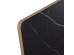 ΕΠΙΦΑΝΕΙΑ ΤΡΑΠΕΖΙΟΥ SINTERED STONE ΤΕΤΡΑΓΩΝΗ HM6654.13 ΠΛΑΙΣΙΟ ALU ΧΡΥΣΟ 70x70εκ.