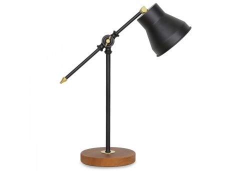 ΦΩΤΙΣΤΙΚΟ ΕΠΙΤΡΑΠΕΖΙΟ ΜΕΤΑΛΛΙΚΟ ΜΑΥΡΟ ΜΕ MDF HM7584.01