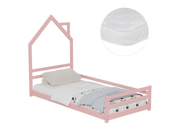 ΚΡΕΒΑΤΙ ΠΑΙΔΙΚΟ ΜΕ ΣΤΡΩΜΑ HOUSER HM21301.02 ΞΥΛΟ ΠΕΥΚΟΥ ΣΕ ΡΟΖ--ΣΤΡΩΜΑ 90x190εκ ΚΡΕΒΑΤΙ ΠΑΙΔΙΚΟ ΜΕ ΣΤΡΩΜΑ HOUSER HM21301.02 ΞΥΛΟ ΠΕΥΚΟΥ ΣΕ ΡΟΖ--ΣΤΡΩΜΑ 90x190εκ