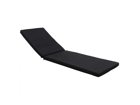 ΜΑΞΙΛΑΡΙ ΞΑΠΛΩΣΤΡΑΣ TEXTILENE 600gr/m2 2X1 SIFNOS ΜΑΥΡΟ HM11234.05T 196(117+1+78)x58x6εκ.