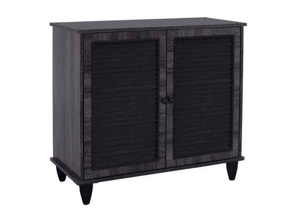 ΠΑΠΟΥΤΣΟΘΗΚΗ ΞΥΛΙΝΗ MCKENNA HM2266.01 ΣΕ ΑΝΘΡΑΚΙ ΧΡΩΜΑ 76,5X30X68,5