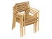 ΠΟΛΥΘΡΟΝΑ MOOSEN HM9936 ΜΑΣΙΦ ΞΥΛΟ TEAK ΣΕ ΦΥΣΙΚΟ 59x60x78,5Υ