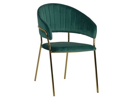 ΠΟΛΥΘΡΟΝΑΚΙ THEODORE HM8520.03 ΑΠΟ ΒΕΛΟΥΔΟ ΚΥΠΑΡΙΣΣΙ ΜΕ ΕΠΙΧΡΥΣΟ ΣΚΕΛΕΤΟ 55Χ50Χ82Υ εκ.