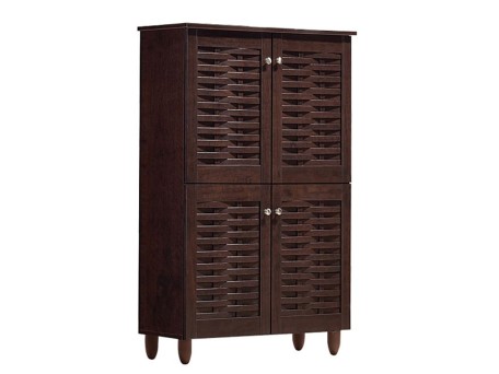 ΠΑΠΟΥΤΣΟΘΗΚΗ-ΝΤΟΥΛΑΠΙ KABIRA 4 ΠΟΡΤΕΣ HM2210.01 WENGE 77Χ34Χ123εκ.