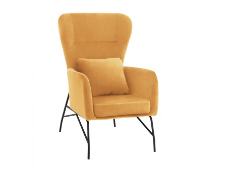 ΠΟΛΥΘΡΟΝΑ ΜΠΕΡΖΕΡΑ ΒΕΛΟΥΔΟ ΧΡΥΣΟ ΜΕ ΜΕΤΑΛΛΙΚΟ ΜΑΥΡΟ ΠΟΔΙ HM8721.09 67x80x102 εκ.