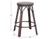ΣΚΑΜΠΟ ΑΛΟΥΜΙΝΙΟΥ ΜΕΣ.ΥΨΟΥΣ CHINO HM6286.01 BAMBOO LOOK & TEXTILENE ΚΑΦΕ 43x43x65Υεκ