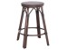 ΣΚΑΜΠΟ ΑΛΟΥΜΙΝΙΟΥ ΜΕΣ.ΥΨΟΥΣ CHINO HM6286.01 BAMBOO LOOK & TEXTILENE ΚΑΦΕ 43x43x65Υεκ