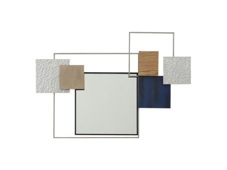 ΔΙΑΚΟΣΜΗΤΙΚΟ ΤΟΙΧΟΥ ΜΕΤΑΛΛΙΚΟ ΜΕ ΚΑΘΡΕΠΤΗ HM7560 95.9x5.7x66 εκ.