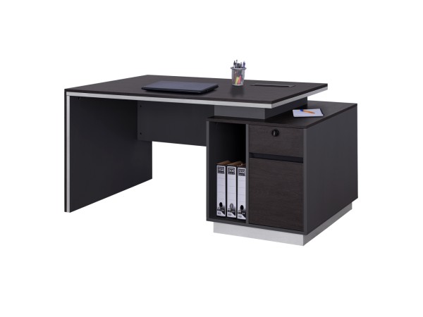 ΓΡΑΦΕΙΟ ΕΠΑΓΓΕΛΜΑΤΙΚΟ ΜΕ ΔΕΞΙΟ ΝΤΟΥΛΑΠΙ ROSEWOOD HM2087R 160X80X76Υ εκ.