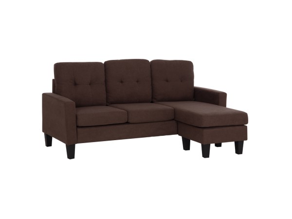 ΚΑΝΑΠΕΣ ΓΩΝΙΑ ΑΝΑΣΤΡΕΨΙΜΗ MEGGY HM3297.12 ΚΑΦΕ ΥΦΑΣΜΑ 184.5x129x86Yεκ. ΚΑΝΑΠΕΣ ΓΩΝΙΑ ΑΝΑΣΤΡΕΨΙΜΗ MEGGY HM3297.12 ΚΑΦΕ ΥΦΑΣΜΑ 184.5x129x86Yεκ.