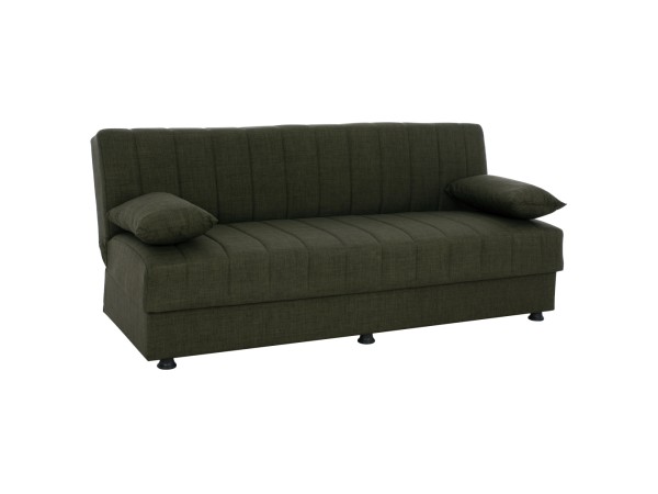 ΚΑΝΑΠΕΣ ΚΡΕΒΑΤΙ ANDRI ΤΡΙΘΕΣΙΟΣ DARK OLIVE HM3239.05 180x72x77 εκ.