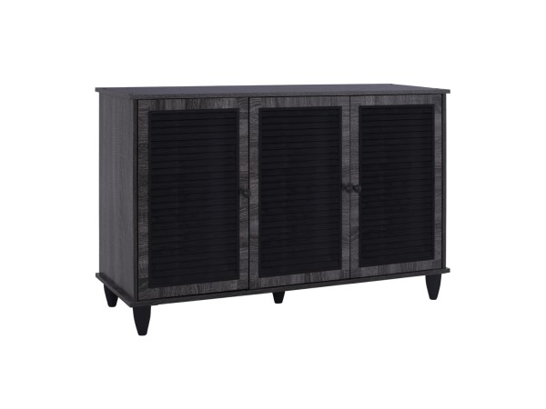 ΠΑΠΟΥΤΣΟΘΗΚΗ-ΝΤΟΥΛΑΠΙ MCKENNA ΞΥΛ.3ΠΟΡΤΕΣ HM2267.01 ΑΝΘΡΑΚΙ 112x30x68,5 cm