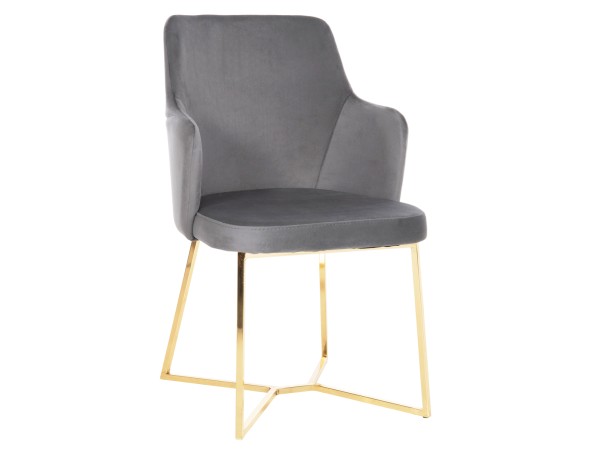 ΠΟΛΥΘΡΟΝΑ TRIANA HM9278.11 ΓΚΡΙ ΒΕΛΟΥΔΟ ΜΕ ΜΕΤΑΛΛΙΚΑ ΧΡΥΣΑ ΠΟΔΙΑ 54,5x60,5x85,5Υεκ. ΠΟΛΥΘΡΟΝΑ TRIANA HM9278.11 ΓΚΡΙ ΒΕΛΟΥΔΟ ΜΕ ΜΕΤΑΛΛΙΚΑ ΧΡΥΣΑ ΠΟΔΙΑ 54,5x60,5x85,5Υεκ.