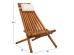 ΠΟΛΥΘΡΟΝΑ LOUNGE ΜΕ ΜΑΞΙΛΑΡΑΚΙ ΠΤΥΣΣΟΜΕΝΗ SHIGAN HM6530 ΞΥΛΟ ΑΚΑΚΙΑΣ 88x59x82.5Υεκ