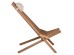 ΠΟΛΥΘΡΟΝΑ LOUNGE ΜΕ ΜΑΞΙΛΑΡΑΚΙ ΠΤΥΣΣΟΜΕΝΗ SHIGAN HM6530 ΞΥΛΟ ΑΚΑΚΙΑΣ 88x59x82.5Υεκ