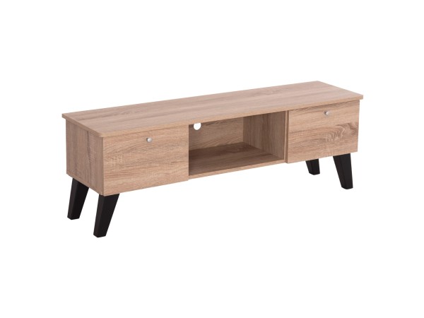 ΕΠΙΠΛΟ ΤΗΛΕΟΡΑΣΗΣ IREN HM2481.01 ΜΕΛΑΜΙΝΗ ΣΕ SONAMA OAK-ΜΑΥΡΟ 120x32,5-34x41Yεκ.