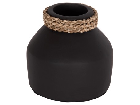 ΕΠΙΤΡΑΠΕΖΙΟ ΔΙΑΚΟΣΜΗΤΙΚΟ ΒΑΖΟ CAMMER HM4687.01XS ΤΕΡΑΚΟΤΑ ΣΕ ΜΑΥΡΟ--Φ16x15Υεκ.