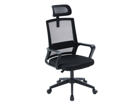 ΚΑΡΕΚΛΑ ΓΡΑΦΕΙΟΥ VELOCITY HM1229.01 ΜΑΥΡO MESH & PP 61x62x123Υεκ