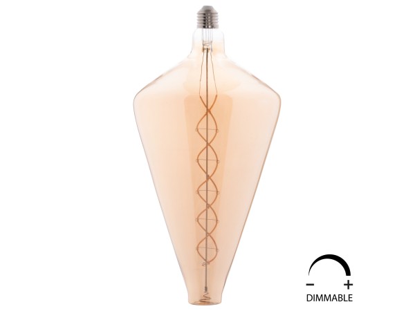 ΛΑΜΠΤΗΡΑΣ LED FILAMENT 8W E27 3000K GOLD COLOR DIMMABLE HM4054.02