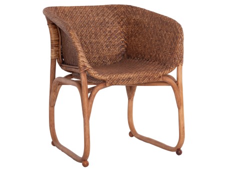 ΠΟΛΥΘΡΟΝΑ ΕΣΩΤ.ΧΩΡΩΝ TUCKET HM9958.02 ΦΥΣΙΚΟ RATTAN-ΚΑΡΥΔΙ ΧΡΩΜΑ 63x60x77Υεκ